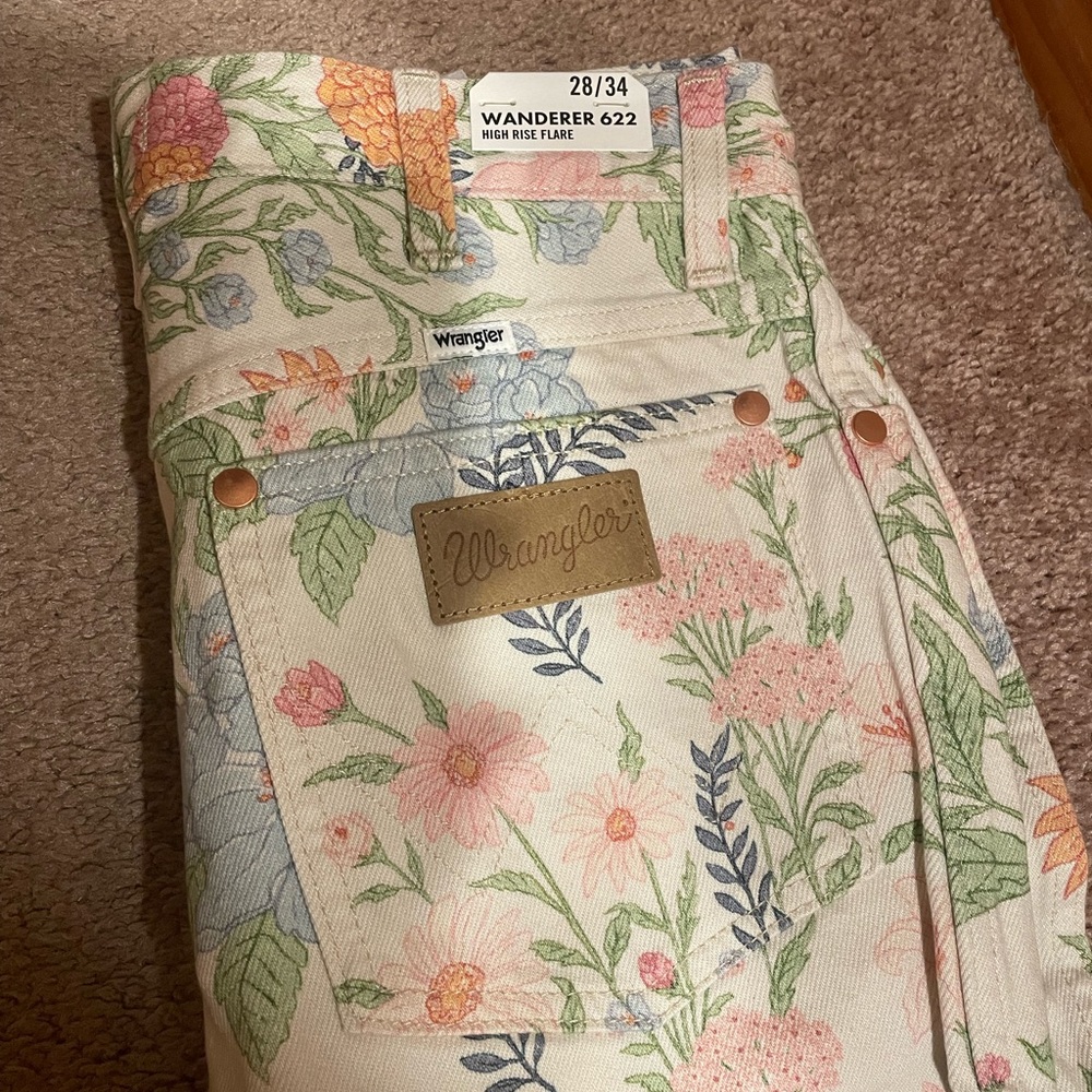 Wrangler floral pants
